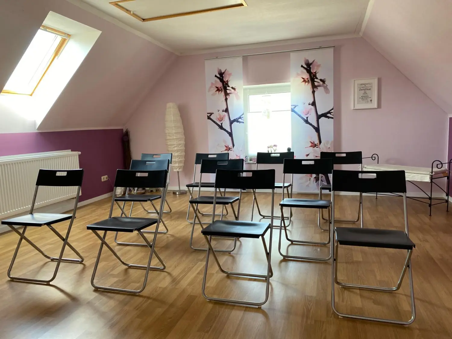 Praxisraum der Praxis für Naturheilkunde Andreas Lötterle